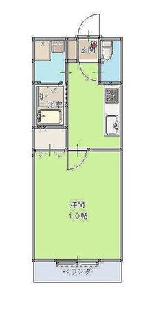 コンフォート昭和町の物件間取画像